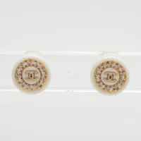 シャネル ココマーク A19C ピアス(両耳用) GP×レジン ゴールド