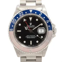ロレックス GMTマスター 16700 SS SS AT ブラック文字盤