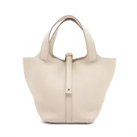 エルメス ピコタンロック18 PM トリヨンクレマンス ベトン ゴールド金具 U:2022年