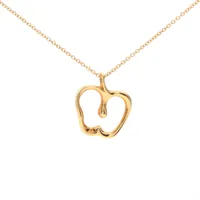 ティファニー アップル ネックレス 750(YG) 3.8g