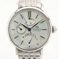 オリエントスター レトログラード SS SS AT シルバー文字盤 あまりごま4 WZ0101DE