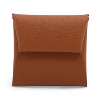 エルメス バスティア ヴォーエプソン コインケース ゴールド シルバー金具 A:2017年