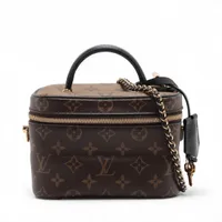 ヴィトン モノグラムリバース ヴァニティNV M45165 ブラウン RFID反応あり