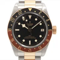 チュードル ブラックベイ GMT 79833MN SS×YG SS×YG AT ブラック文字盤