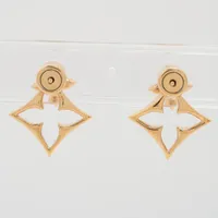 ヴィトン LE3275 ピアス(両耳用) GP×ラインストーン ゴールド M03241