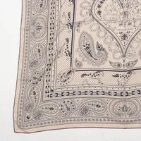 エルメス カレジェアン CHEVAL DE COEUR BANDANA ストール カシミヤ