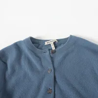 エルメス マルジェラ期 カシミヤ カーディガン SM レディース ブルー