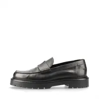 エルメス クレマン 25SS レザー ローファー 40.5 ユニセックス ブラック 厚底 ラバーソール