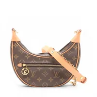 ヴィトン モノグラム ループ M81098 ブラウン RFID反応あり