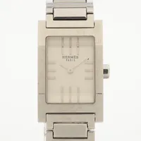 エルメス タンデム TA1.210 SS SS QZ シルバー文字盤