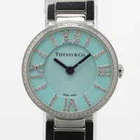 ティファニー アトラス2ハンド 63320811 SS SS QZ ティファニーブルー文字盤 あまりごま5