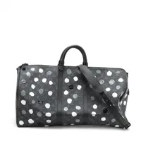 ヴィトン×草間彌生 モノグラムエクリプス キーポル バンドリエール55 M46401 ブラック