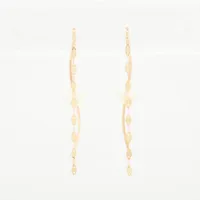 アガット ピアス K10(YG) 0.3g