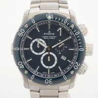 エドックス クロノオフショア1 SS SS AT ブルー文字盤 あまりごま2 10221-3BU3M-BU1N3