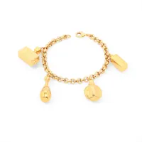 クリスチャンディオール ヴィンテージ ブレスレット GP ゴールド 香水