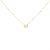 エテ ダイヤ ネックレス K18(YG) 0.9g 0.06