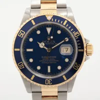 ロレックス サブマリーナーデイト 16613 SS×YG SS×YG AT ブルー文字盤