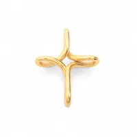 ティファニー オープンクロス ネックレストップ 750(YG) 3.0g