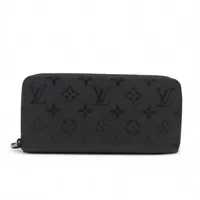 ヴィトン モノグラム ミッドナイト ジッピーウォレット M28048 ブラック ラウンドジップウォレット RFID反応あり