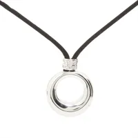 ショーメ アノー ダイヤ コードネックレス 750(WG) 総20.5g