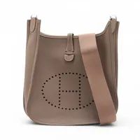 エルメス エヴリン3 29 PM トリヨンクレマンス エトゥープ シルバー金具 B:2023年