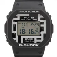 カシオ Gショック 布袋寅泰モデル DW-5600HT-1JR SS×ラバー SS×ラバー QZ デジタル文字盤