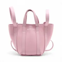 バレンシアガ エブリデイ トートXS レザー 2WAYハンドバッグ ピンク 672793