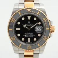 ロレックス サブマリーナーデイト 116613LN SS×YG SS×YG AT ブラック文字盤