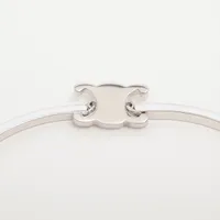 セリーヌ トリオンフ ブレスレット メタル シルバー A4306773｜中古 