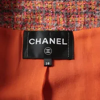 Chanel Coco Button 24AW Wool x alpaca Jacket 38 Ladies' Multicolor