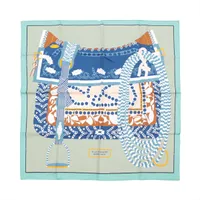 エルメス カレ90 GRANDE TENUE 馬の礼装 スカーフ シルク スレ