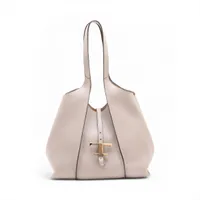 トッズ Tタイムレス レザー トートバッグ グレー