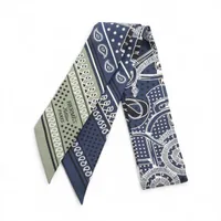 エルメス ツイリー Eperon d'Or Cut エプロンドール スカーフ シルク ネイビー