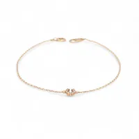 エテ ダイヤ ブレスレット K10(YG) 0.5g