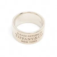 ティファニー シグネチャークロス リング 925×750 7.4g シルバー