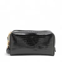 トムフォード クロコ型押し セカンドバッグ ブラック