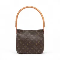 ヴィトン モノグラム ルーピングMM M51146 ブラウン