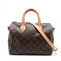 ヴィトン モノグラム スピーディバンドリエール25 M41113 ブラウン RFID反応あり