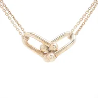 ティファニー ハードウェア ダブルリンク ネックレス 925 12.0g シルバー