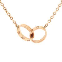 カルティエ ベビーラブ ネックレス 750(PG) 6.1g