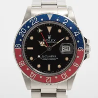 ロレックス GMTマスター 16750 SS SS AT ブラック文字盤 あまりごま1