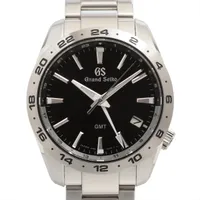 グランドセイコー スポーツコレクション GMT SBGN027 SS SS QZ ブラック文字盤