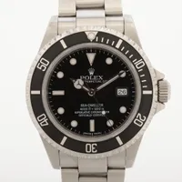 ロレックス シードゥエラー 16600 SS SS AT ブラック文字盤 あまりごま1 エクステンションコマ付属