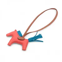 エルメス ロデオチャームPM Y:2020 チャーム アニョーミロ×スイフト ローズテキサス×ゴールド×ブルーザンジバル