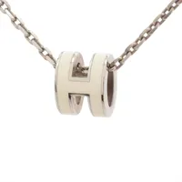 エルメス ミニポップH ネックレス GP シルバー