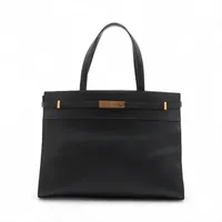 サンローランパリ マンハッタン レザー トートバッグ ブラック 553745