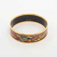 エルメス エマイユ バングル GM GP×エナメル マルチカラー A4308436