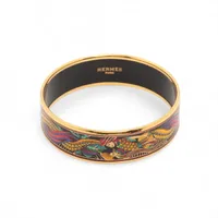 エルメス エマイユ バングル GM GP×エナメル マルチカラー