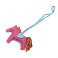 エルメス ロデオチャームPM A:2017年 チャーム アニョーミロ ローズパープル×カーネリアン×セレステ