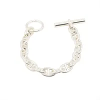 エルメス シェーヌダンクルPM 2025 ブレスレット 15コマ 925 31.9g シルバー